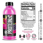 15G Whey Protein Infused Water, Dragon Fruit Blackberry, 16.9 Oz Botte (Pack of 12)